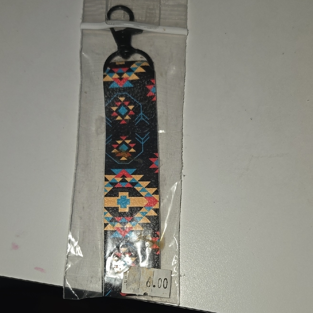 NWT Colorful Geometric Keychain